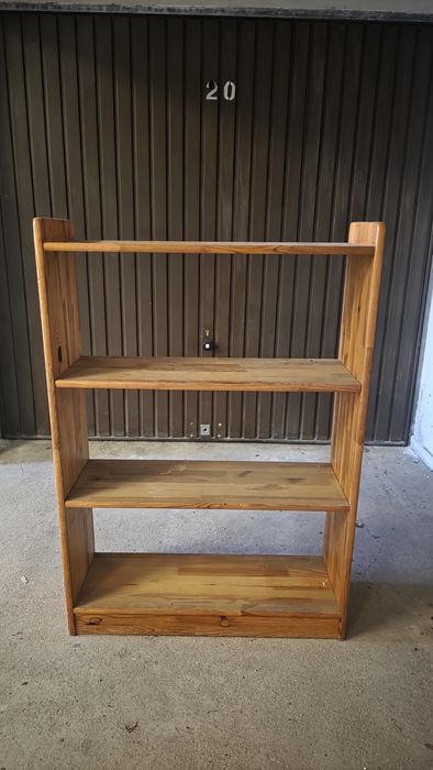 Półka  stojąca z litego drewna