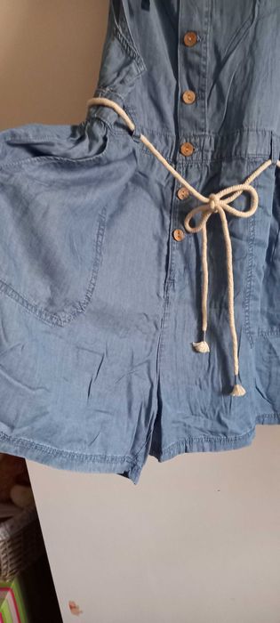 Macacão de calção, ganga - 38 - Springfield