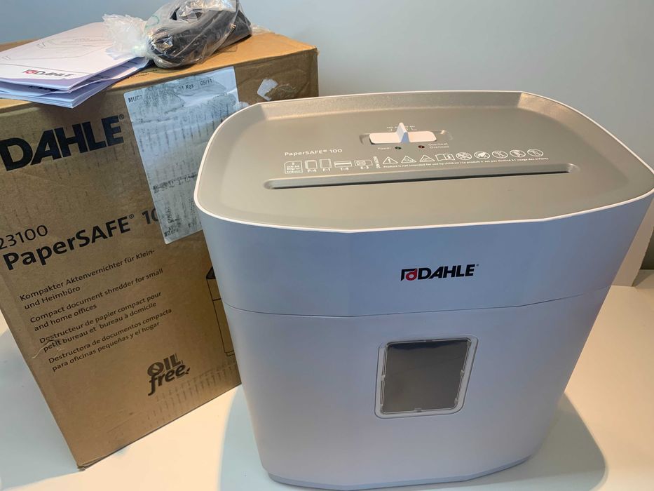 Dahle PaperSAFE PS 100 Niszczarka 5 arkuszy 12-litrowy pojemnik P4