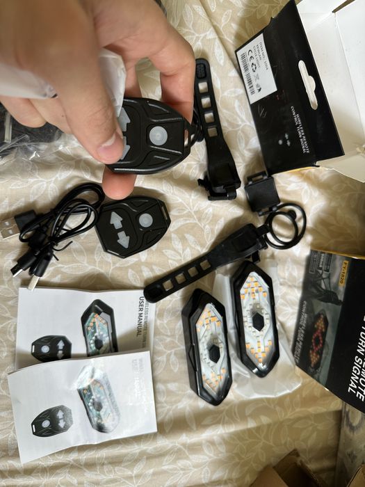 Sinalizador de direcao para bike