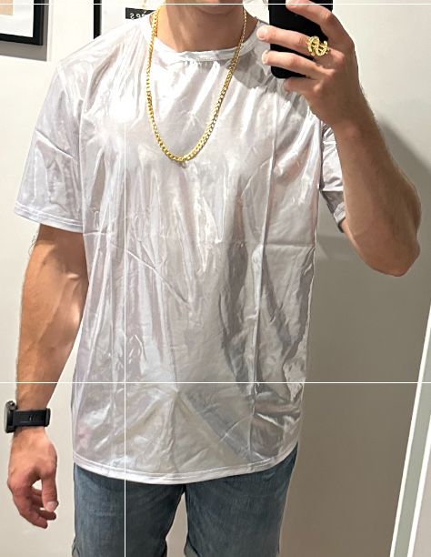 Koszulka disco cekiny świecąca