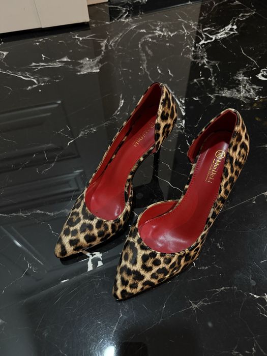 Леопардові туфлі човники