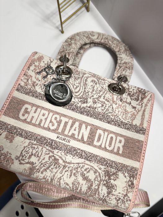 Torebka Christian Dior różowa