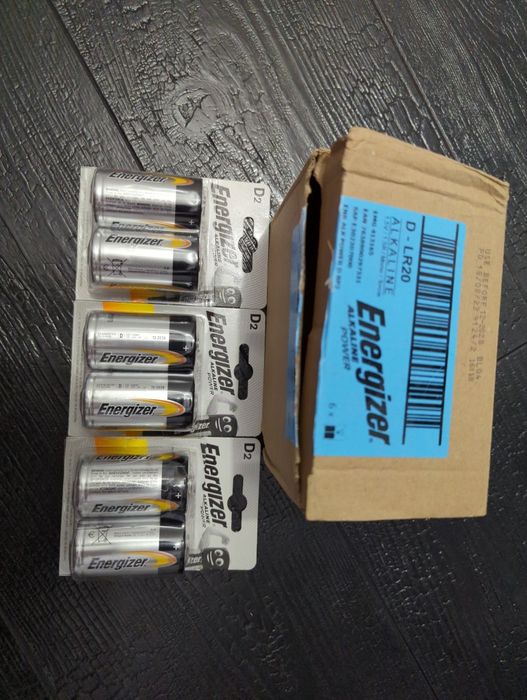 Батарейки  ENERGIZER LR20 D