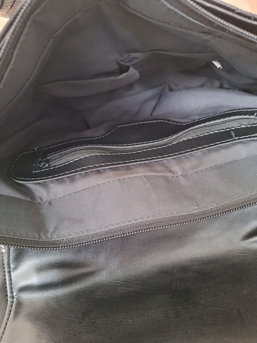 Сумка еко шкіра чорна