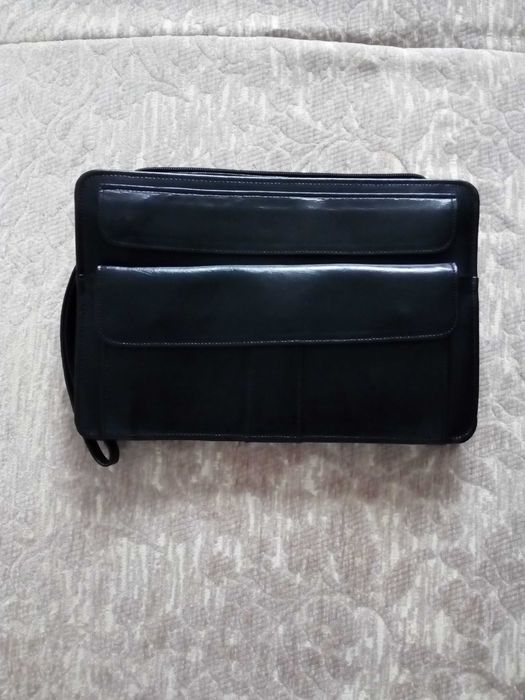 Skórzany męski nesseser czarny