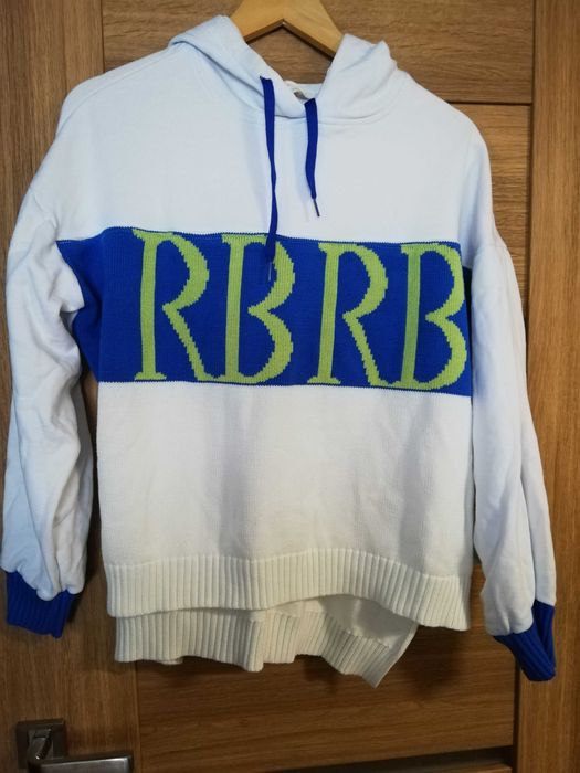 bluza z kapturem L 40 M 38 bluza Roberta Biagi M L biała