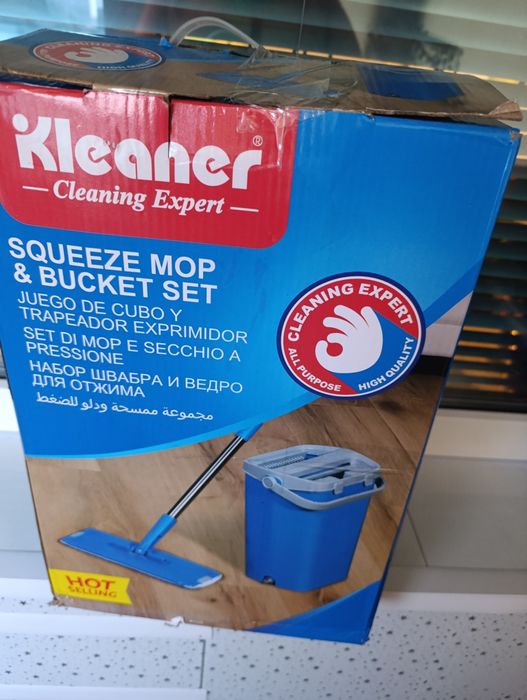 Швабра з відром нова