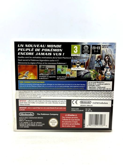 Pokemon Black Nintendo DS (FR) Po Francusku