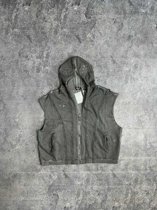 Худі Thug Club full zip hoodie худи зипка сіра фулл archive серая зіп