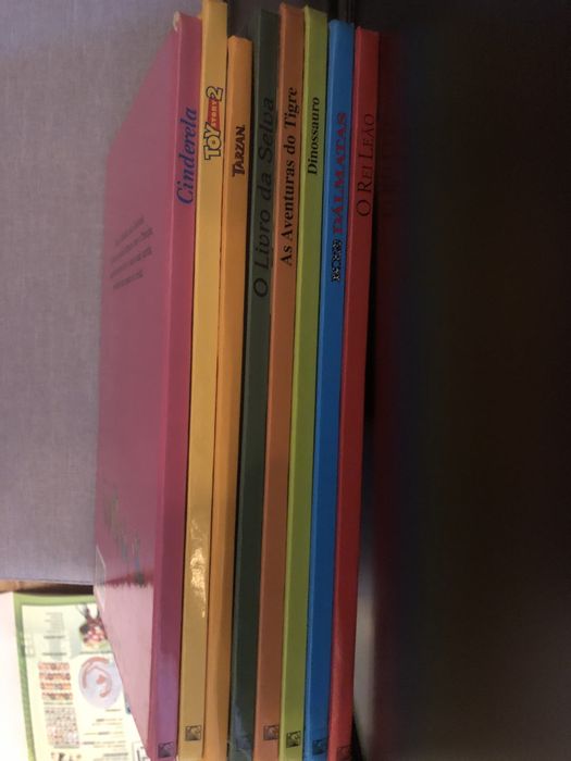 Colecao 8 livros da disney - salvat