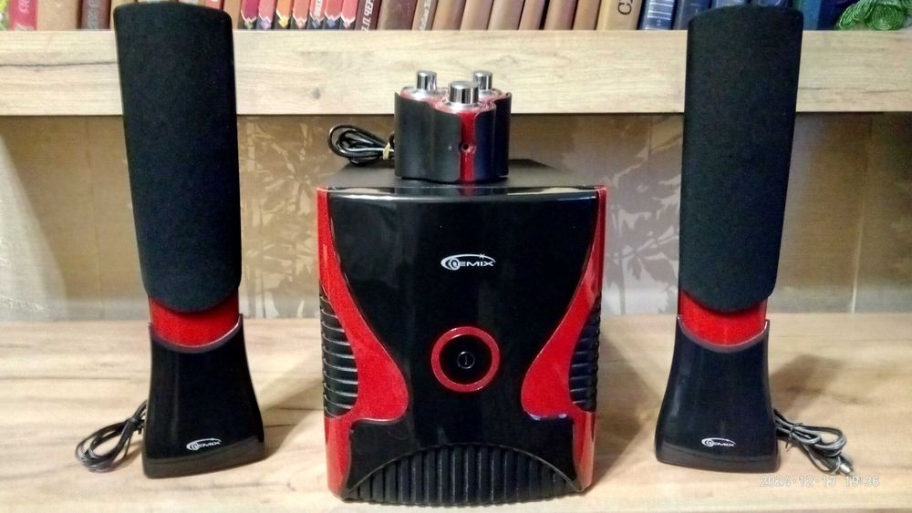 Акустична система Gemix SB-75 Black/Red