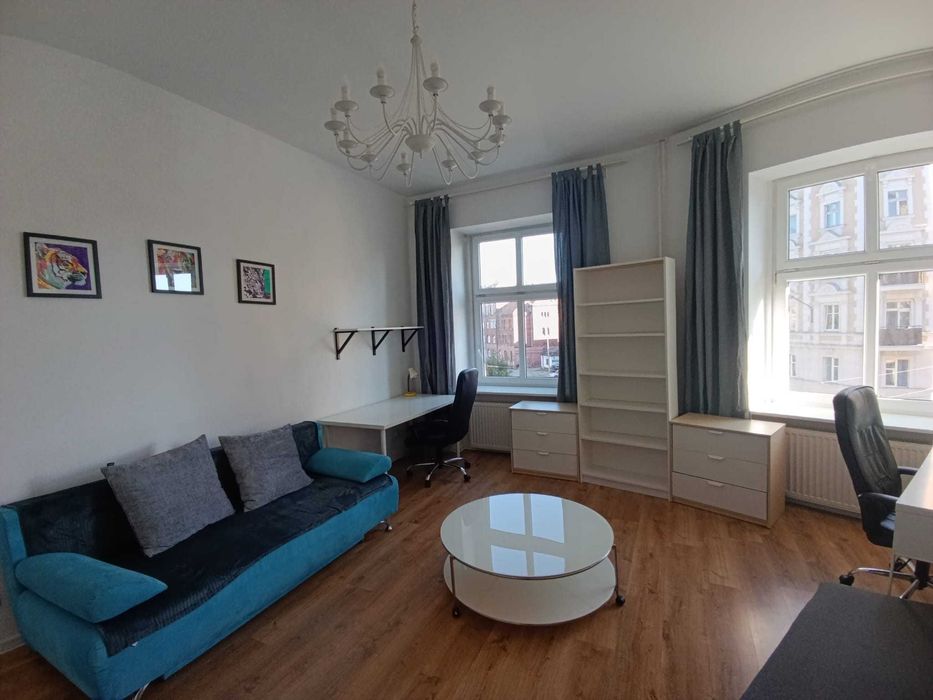 Mieszkanie do wynajęcia dla 4 studentów | 3 pokoje | 70 m² | Św. Wincentego, Nadodrze