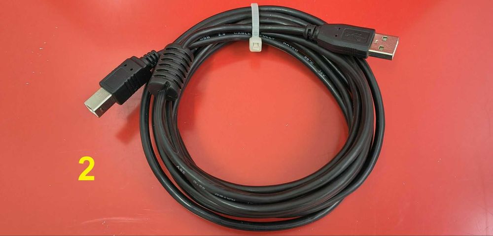 Кабель USB 2.0 AM/BM 3 и 1,8 метра новый экранированный