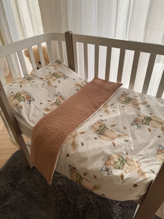 Дитяча постільна білизна, постіль в дитяче ліжечко