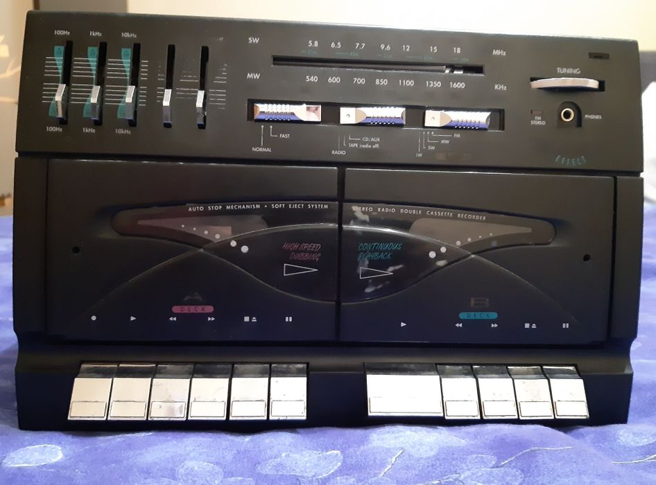 Магнитола Fіrst двухкассетная