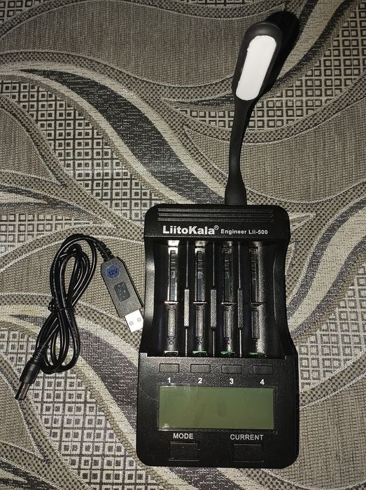 Оригінал Liitokala Lii-500 Зарядний пристрій + LED USB
