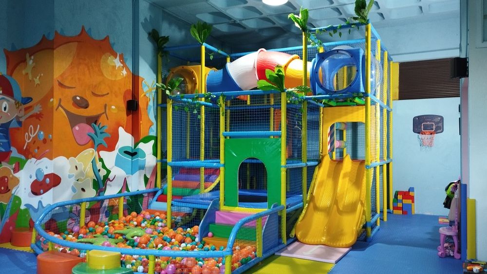 Estrutura parque diversões