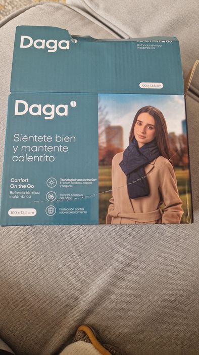 Cachecol térmico com carregador usb