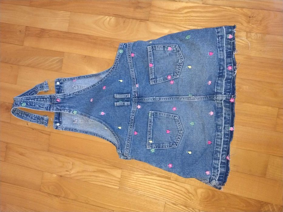 Джинсовий сарафан спідниця Blukids Better Cotton Funny Summer для дівчинки 134 140