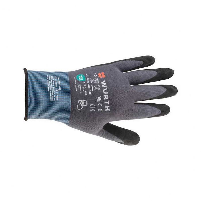 НОВІ‼️Рукавиці захисні Würth MULTIFIT NITRILE 9 10 Uvex Maxiflex