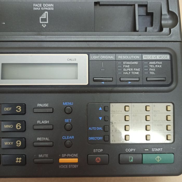 Stary faks Panasonic