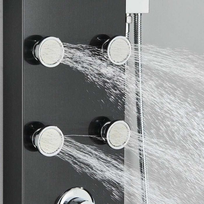 Panel prysznicowy / LED / armatura / kran / LUXUS-DUSCHPANEL / R94!