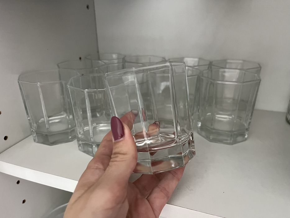 Copos de vidro conjunto de 11
