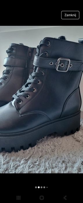 Workery na grubej podeszwie