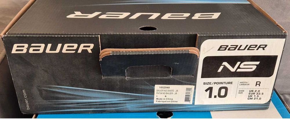 Łyżwy hokejowe dziecięce Bauer NS 1.0 rozm. 33,5