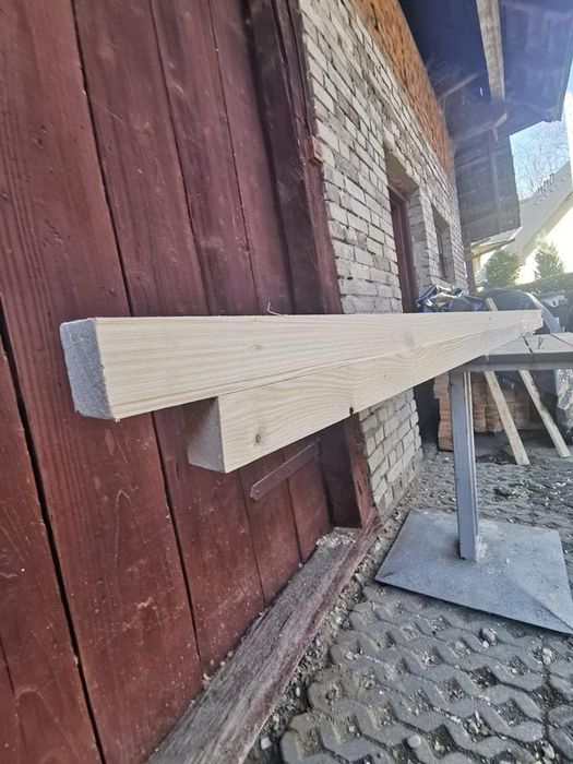 Kantówki świerkowe modrzewiowe suche strugana różne wymiary