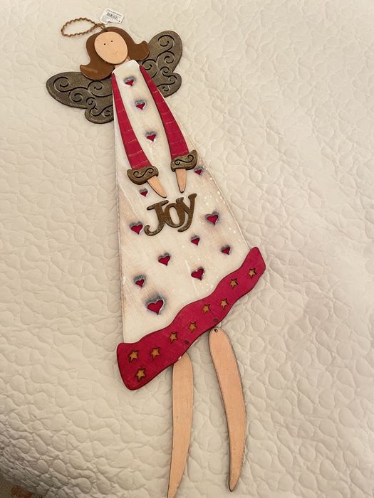 Anjo em Madeira - Decoração