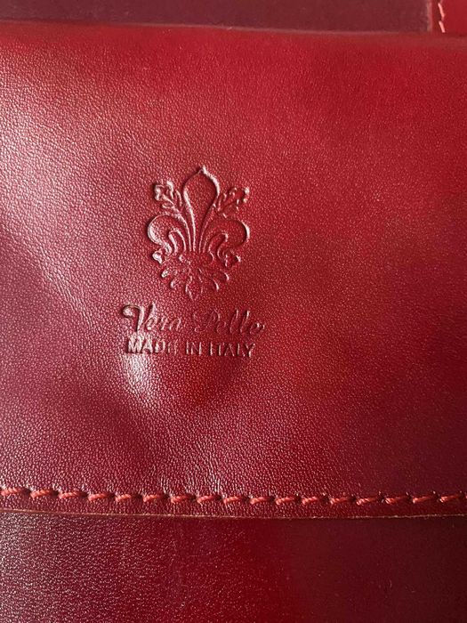 VERA PELLE teczka/aktówka ze skóry naturalnej