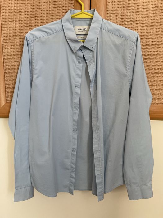 Błękitna koszula ONLY & SONS M slim fit