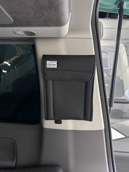 Skórzany organizer na słupek D lub kanapę VW T5 T6 T6.1 pojedynczy