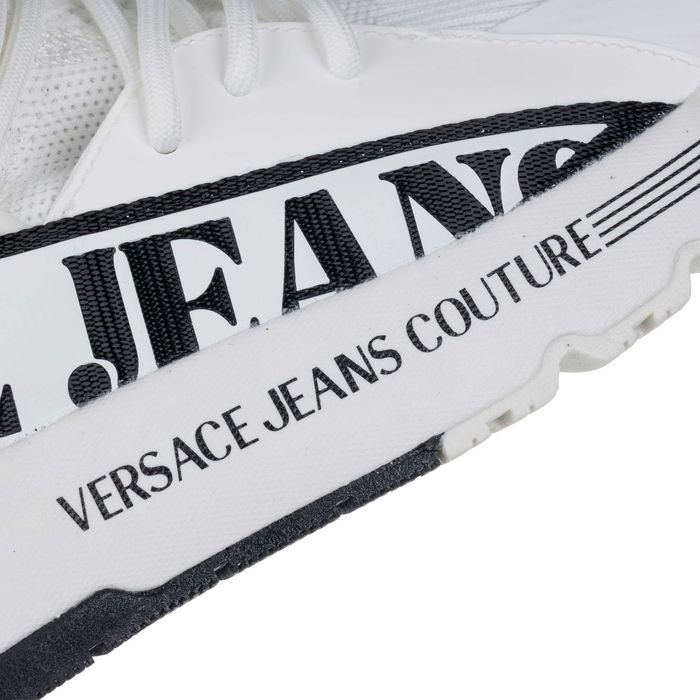 VERSACE JEANS COUTURE efektowne męskie sneakersy FONDO DYNAMIC white