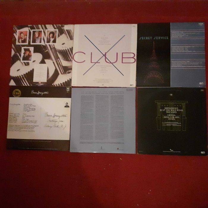 Vinil Bruce Springsteen- Culture Club- Queen e outros