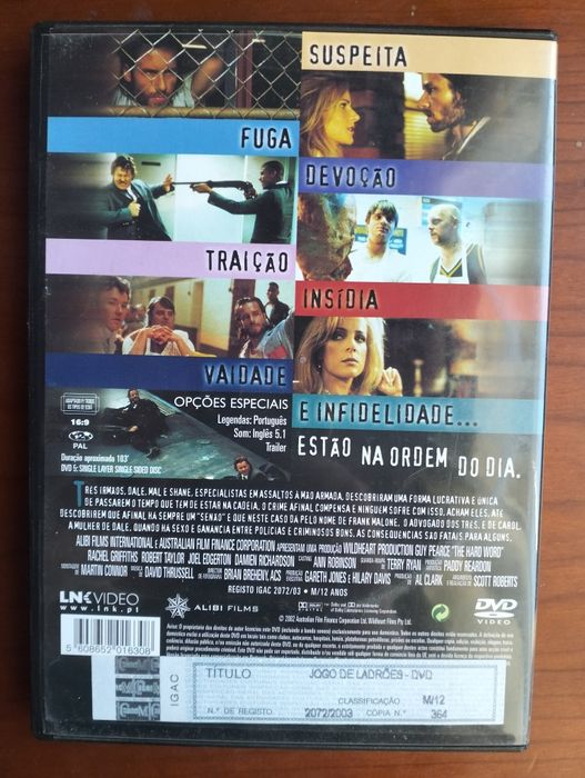 DVD Jogo de Ladrões