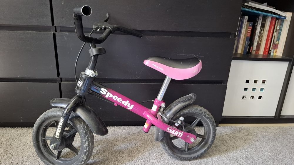 Rowerek biegowy różowy