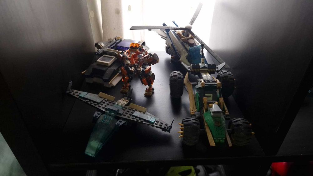 Coleção LEGO Ninjago, Marvel, Nexo Knights e outros + Peças