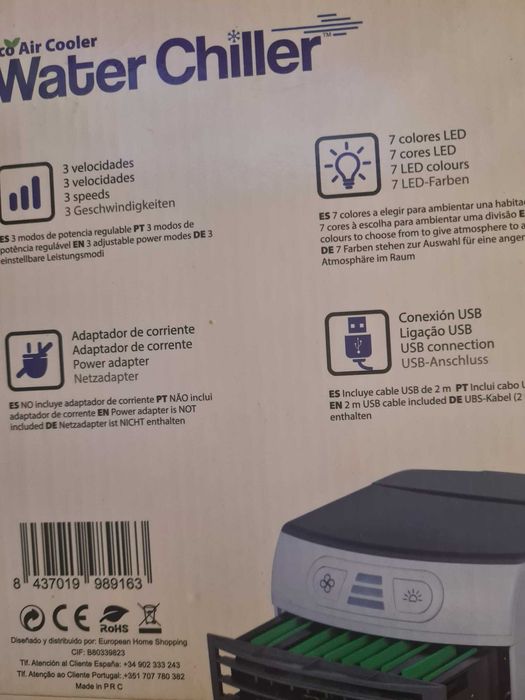 Climatizador secretaria refreador do ar chiller