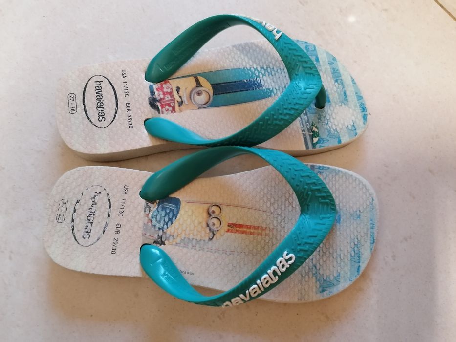 Havaianas criança tamanho 25