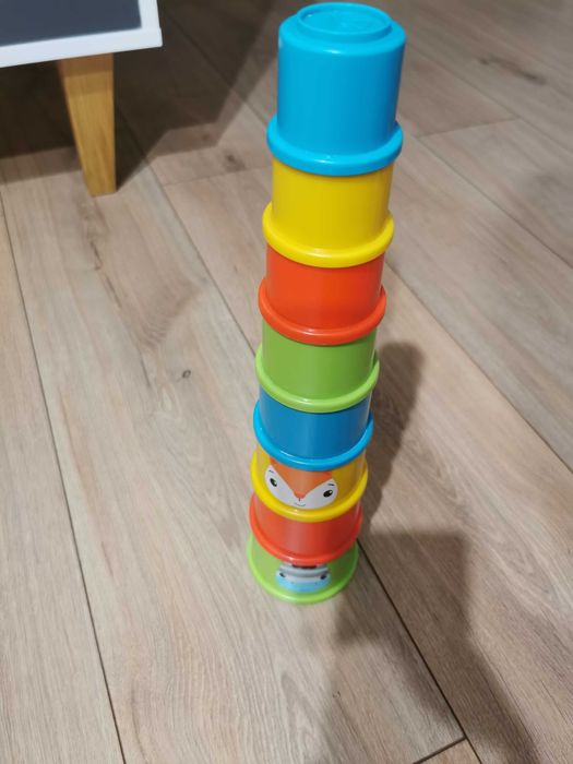 Dimpl fat brain toys + wieża Fisher price