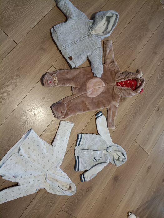 Zestaw kurtek, kombinezon r 56/62,wiosenne  ubrania na zewnatrz