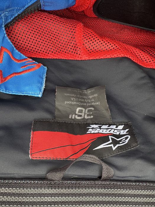 Equipamento motocross enduro alpinestars off road fato cross