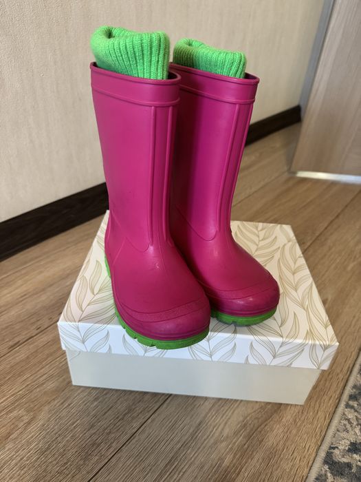 Гумові чобітки для дівчинки 20 см