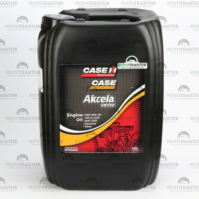 Olej Silnikowy Akcela Unitek 10w40 20l Case
