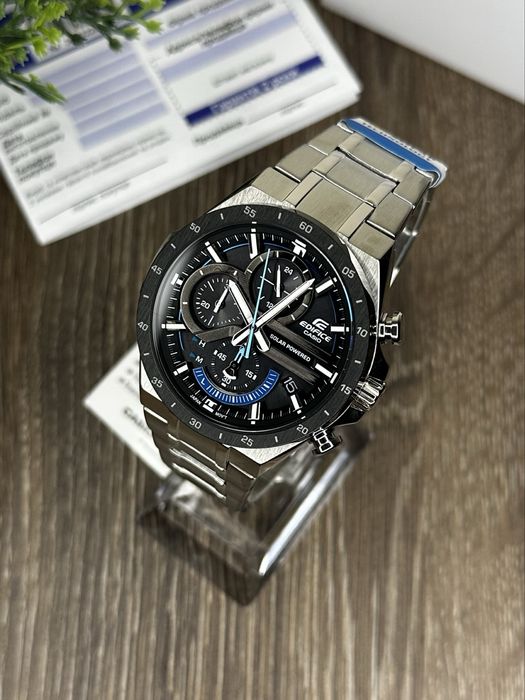 З гарантією / новий оригінальний годинник Casio Edifice EQS-920DB-1B
