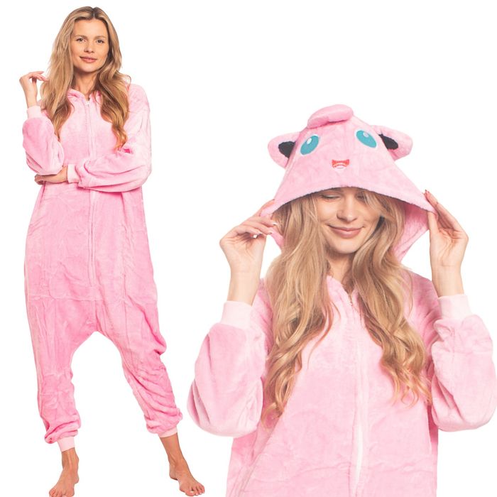 Piżama Damska Kigurumi Onesie Jiggly Puff Pokemon Różowy 175-185 cm XL