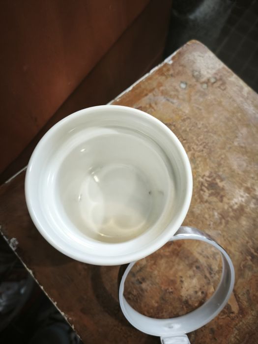 Uchwyt ze szczotką WC  kolor biały/ecru Nowy